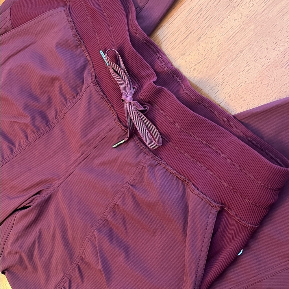 Lululemon Dance Studio Maroon Joggers 8 - Picture 8 of 14